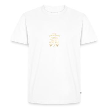Hélène comme prénom de fille - T-shirt Premium bio Homme - blanc - Devant - Nico (187cm)