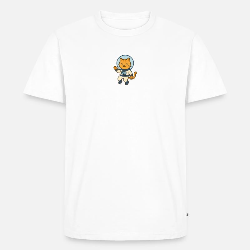Astrochat - T-shirt Premium bio Homme - blanc
