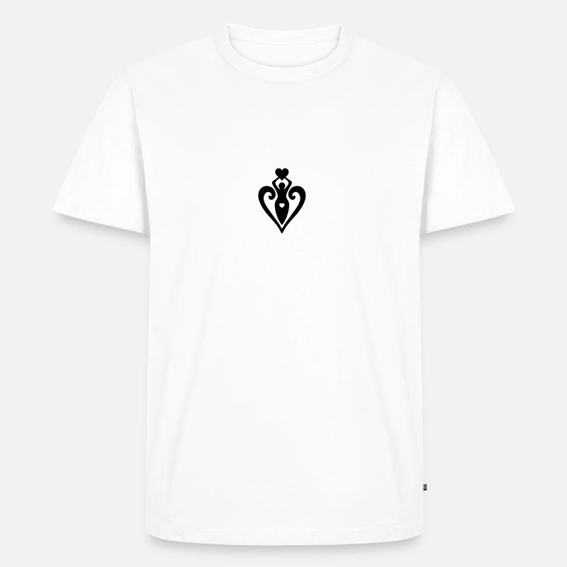 goddess, pagan - Männer Premium Bio T-Shirt - Weiß