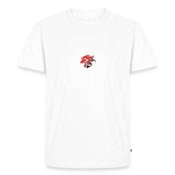 Lion de Feu - T-shirt Premium bio Homme - blanc - Devant - Nico (187cm)