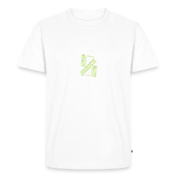 Couple Janick - T-shirt Premium bio Homme - blanc - Devant - Nico (187cm)