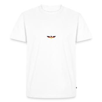 Aigle allemand - T-shirt Premium bio Homme - blanc - Devant - Nico (187cm)