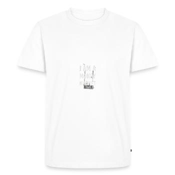 Currency, Euros, Dollars, Rich Dollars - Men's Premium Organic T-Shirt - white - Front - Nico (187cm)