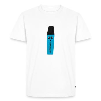 STABILO GUILD - T-shirt Premium bio Homme - blanc - Devant - Nico (187cm)