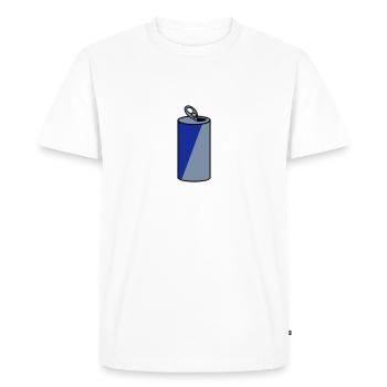 Getränkedose / can (3c) - T-shirt Premium bio Homme - blanc - Devant - Nico (187cm)