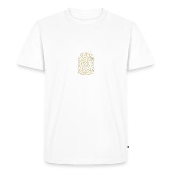Alina - Men's Premium Organic T-Shirt - white - Front - Nico (187cm)