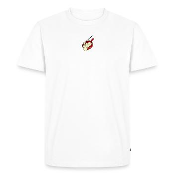 Fondue au fromage - T-shirt Premium bio Homme - blanc - Devant - Nico (187cm)
