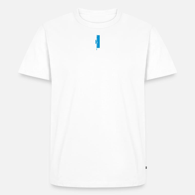 farbrolle vertikal - Männer Premium Bio T-Shirt - undefined