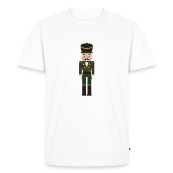 Pull Casse-Noisette de Noël - T-shirt Premium bio Homme - blanc - Devant - Nico (187cm)