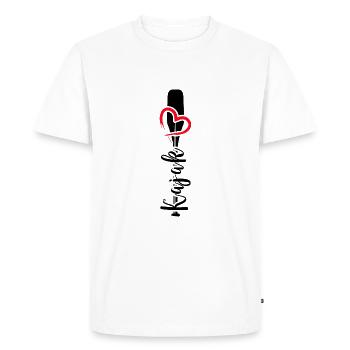 Kayak Kayak Tour Pagayer Kayak Love - T-shirt Premium bio Homme - blanc - Devant - Nico (187cm)