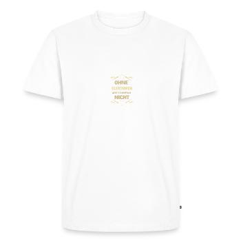 Electrician Electrician - Men's Premium Organic T-Shirt - white - Front - Nico (187cm)