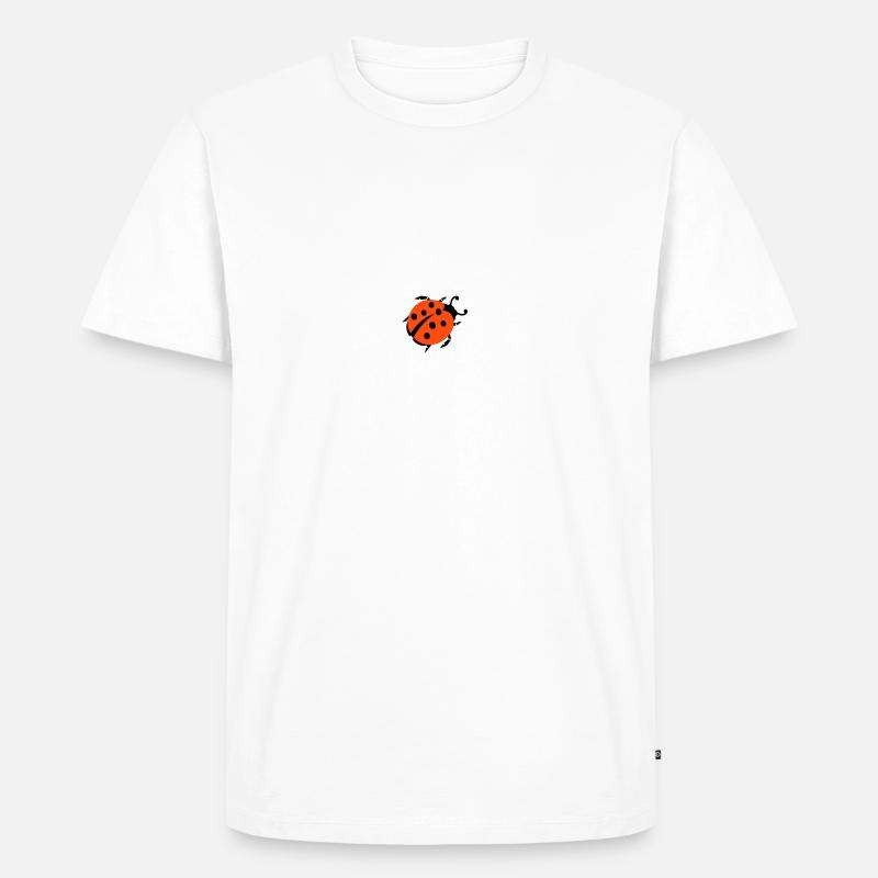 ladybug - marienkaefer - Männer Premium Bio T-Shirt - Weiß