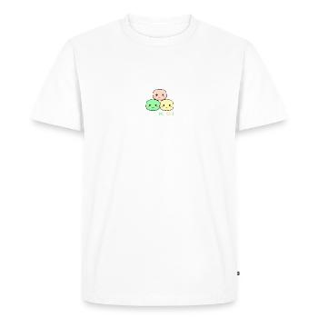 Asiatique Japonais Mochi Love I Cadeau - T-shirt Premium bio Homme - blanc - Devant - Nico (187cm)