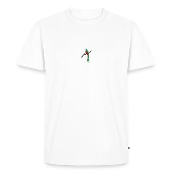 Guatemala drapeau guatémaltèque ADN I cadeau - T-shirt Premium bio Homme - blanc - Devant - Nico (187cm)