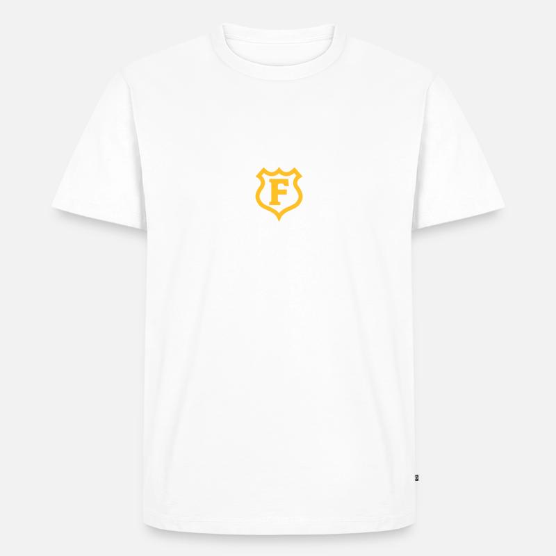 f_shield - T-shirt Premium bio Homme - blanc