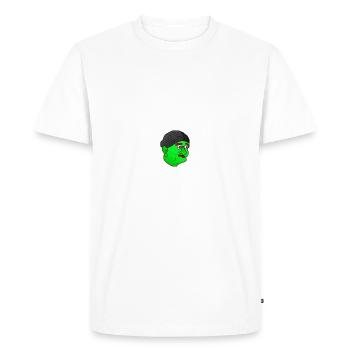 Jamppa grand-mère ÉDITION LIMITÉE - T-shirt Premium bio Homme - blanc - Devant - Nico (187cm)