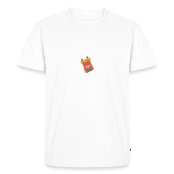 Sac à dos - T-shirt Premium bio Homme - blanc - Devant - Nico (187cm)