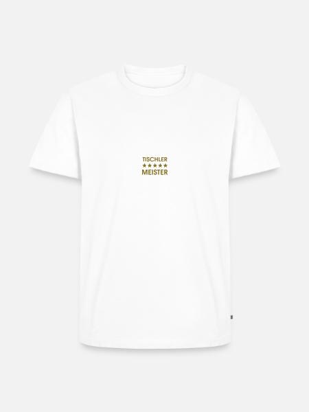 tischler meister - Männer Premium Bio T-Shirt - Weiß