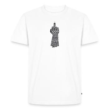 Data Driven - Men's Premium Organic T-Shirt - white - Front - Nico (187cm)