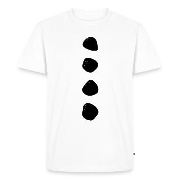 Snowman Costume Stones Carnival Carnival - Men's Premium Organic T-Shirt - white - Front - Nico (187cm)