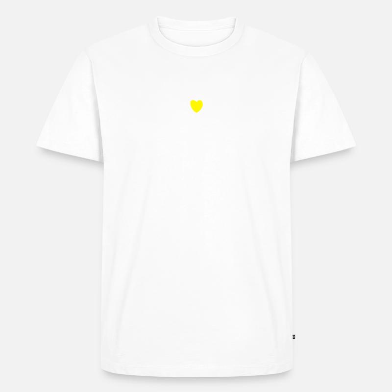 fleur keep going - T-shirt Premium bio Homme - blanc