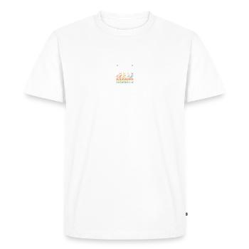 Surround yourself with rabbits - Men's Premium Organic T-Shirt - white - Front - Nico (187cm)