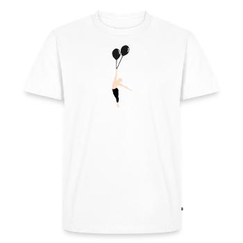 Balloon - T-shirt Premium bio Homme - blanc - Devant - Nico (187cm)