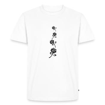 Rosenranke2 - T-shirt Premium bio Homme - blanc - Devant - Nico (187cm)