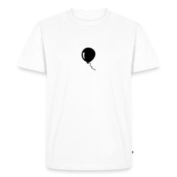 balloon - Men's Premium Organic T-Shirt - white - Front - Nico (187cm)