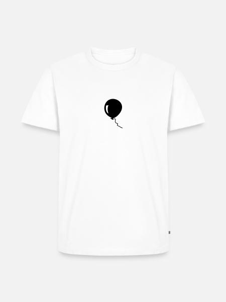 ballon - Männer Premium Bio T-Shirt - Weiß