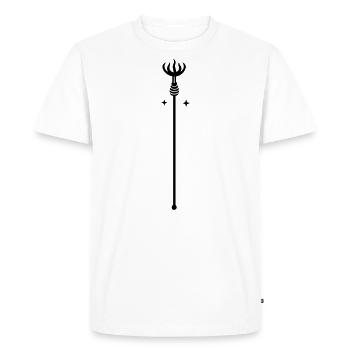 Baguette magique - T-shirt Premium bio Homme - blanc - Devant - Nico (187cm)