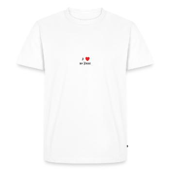 I love my Penis - T-shirt Premium bio Homme - blanc - Devant - Nico (187cm)