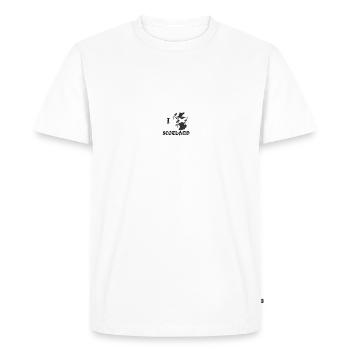 Écosse - T-shirt Premium bio Homme - blanc - Devant - Nico (187cm)