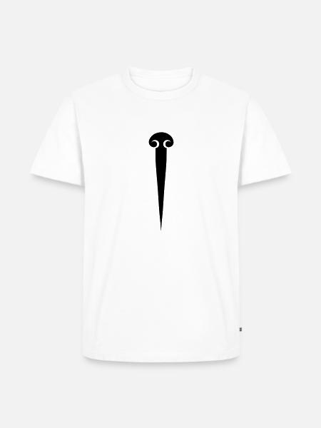 RR-Ridge - Männer Premium Bio T-Shirt - Weiß