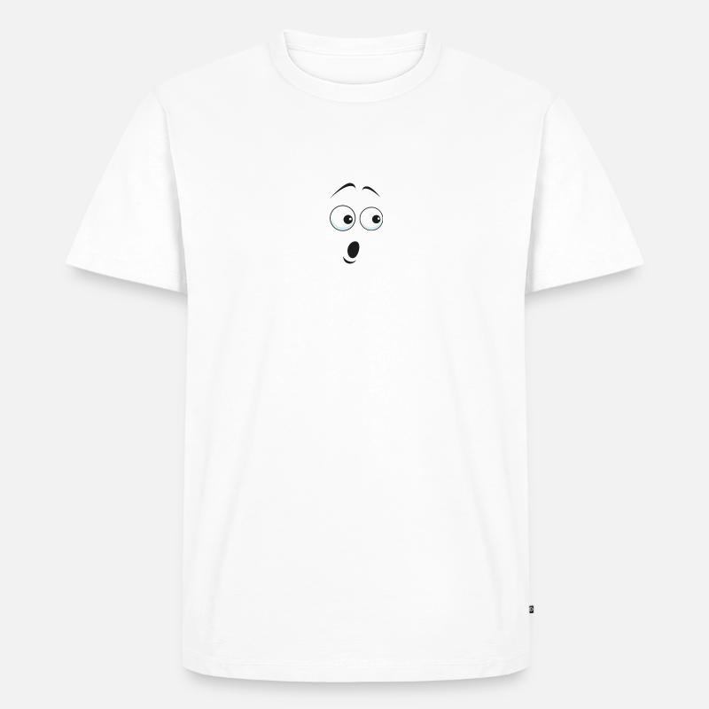 Shock Design - Männer Premium Bio T-Shirt - Weiß