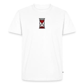 Lord Of Thorns Hourglass - Men's Premium Organic T-Shirt - white - Front - Nico (187cm)