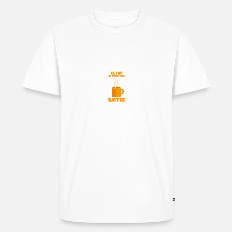 Cafe Elyas - Männer Premium Bio T-Shirt - undefined