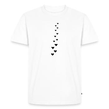 Coeur Ranke - T-shirt Premium bio Homme - blanc - Devant - Nico (187cm)