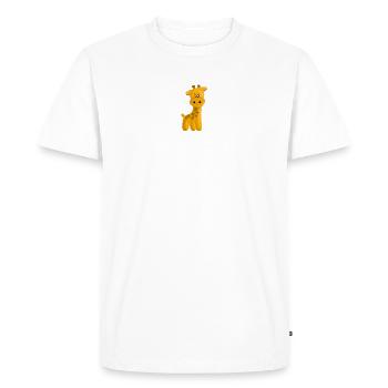 Girafe - T-shirt Premium bio Homme - blanc - Devant - Nico (187cm)