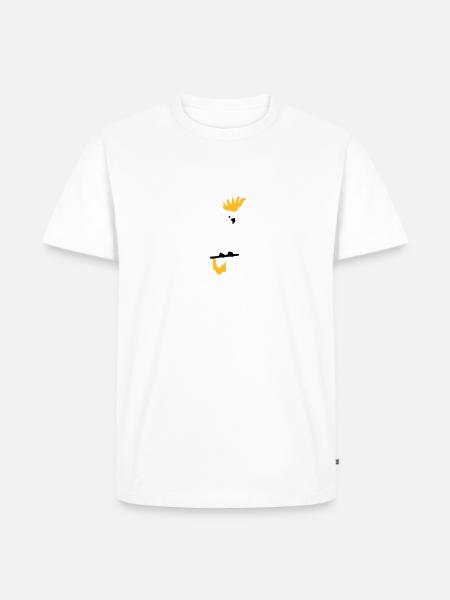 Kakadu Papagei - Männer Premium Bio T-Shirt - Weiß