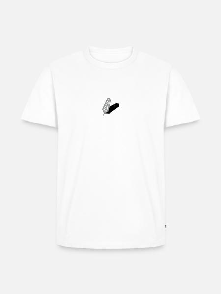 Plumes - T-shirt Premium bio Homme - blanc