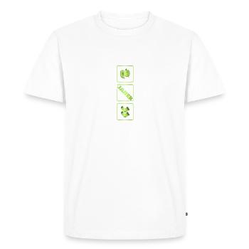 Baby Janek - Men's Premium Organic T-Shirt - white - Front - Nico (187cm)