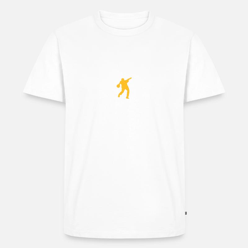 bowling4 - Männer Premium Bio T-Shirt - Weiß