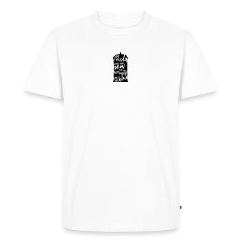 Quelque chose de vieux - T-shirt Premium bio Homme - blanc - Devant - Nico (187cm)