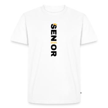 Back To School - Men's Premium Organic T-Shirt - white - Front - Nico (187cm)