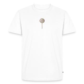 Des sucettes - T-shirt Premium bio Homme - blanc - Devant - Nico (187cm)