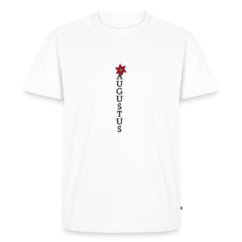 Cadeau d’anniversaire vintage d’août - T-shirt Premium bio Homme - blanc - Devant - Nico (187cm)