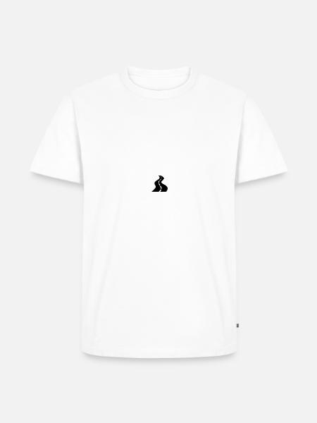 Straße mit Mittelstreifen - Männer Premium Bio T-Shirt - Weiß