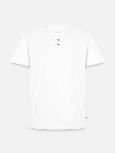 Ocean wave - T-shirt Premium bio Homme - blanc