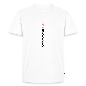 dragon - T-shirt Premium bio Homme - blanc - Devant - Nico (187cm)